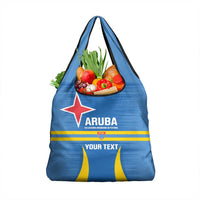 Custom Aruba Football Grocery Bag 2025 Go Champions Flag Color