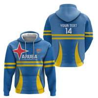 Custom Aruba Football Hoodie 2025 Go Champions Flag Color