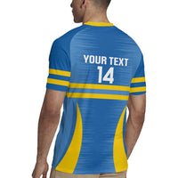 Custom Aruba Football Rugby Jersey 2025 Go Champions Flag Color