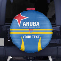 Custom Aruba Football Spare Tire Cover 2025 Go Champions Flag Color