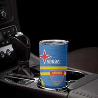 Custom Aruba Football Tumbler Cup 2025 Go Champions Flag Color
