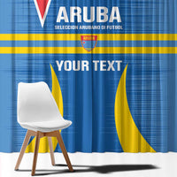 Custom Aruba Football Window Curtain 2025 Go Champions Flag Color