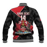 Custom Trinidad and Tobago Football Baseball Jacket 2025 Go Soca Warriors