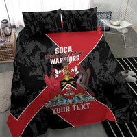 Custom Trinidad and Tobago Football Bedding Set 2025 Go Soca Warriors