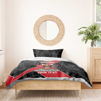 Custom Trinidad and Tobago Football Bedding Set 2025 Go Soca Warriors
