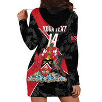 Custom Trinidad and Tobago Football Hoodie Dress 2025 Go Soca Warriors