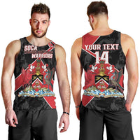 Custom Trinidad and Tobago Football Men Tank Top 2025 Go Soca Warriors
