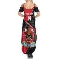 Custom Trinidad and Tobago Football Summer Maxi Dress 2025 Go Soca Warriors