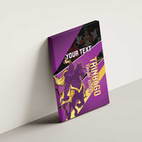 Custom Trinidad and Tobago Cricket Canvas Wall Art Come On Knight Riders Purple Version