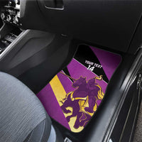 Custom Trinidad and Tobago Cricket Car Mats Come On Knight Riders Purple Version