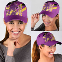 Trinidad and Tobago Cricket Classic Cap Come On Trinbago Knight Riders Purple - Wonder Print Shop