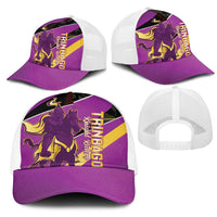 Trinidad and Tobago Cricket Mesh Trucker Cap Come On Trinbago Knight Riders Purple - Wonder Print Shop