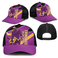 Trinidad and Tobago Cricket Mesh Trucker Cap Come On Trinbago Knight Riders Purple - Wonder Print Shop