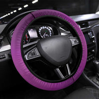 Trinidad and Tobago Cricket Steering Wheel Cover Come On Knight Riders Purple Version