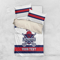 Custom United States Lacrosse Bedding Set Go Champions White Version