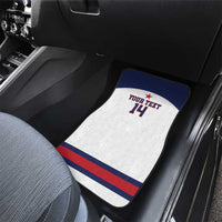Custom United States Lacrosse Car Mats Go Champions White Version