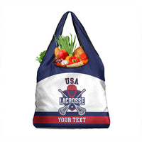 Custom United States Lacrosse Grocery Bag Go Champions White Version