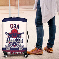 Custom United States Lacrosse Luggage Cover Go Champions White Version