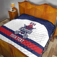 Custom United States Lacrosse Quilt Go Champions White Version