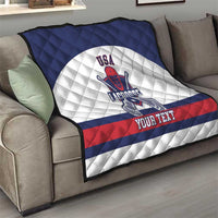 Custom United States Lacrosse Quilt Go Champions White Version