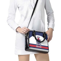 Custom United States Lacrosse Shoulder Handbag Go Champions White Version