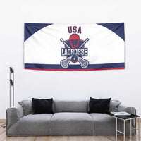 Custom United States Lacrosse Tapestry Go Champions White Version