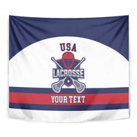 Custom United States Lacrosse Tapestry Go Champions White Version