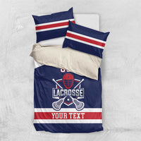 Custom United States Lacrosse Bedding Set Go Champions Blue Version