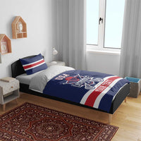Custom United States Lacrosse Bedding Set Go Champions Blue Version