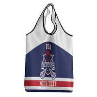 Custom United States Lacrosse Grocery Bag Go Champions Blue Version