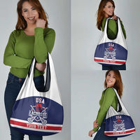 Custom United States Lacrosse Grocery Bag Go Champions Blue Version