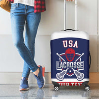 Custom United States Lacrosse Luggage Cover Go Champions Blue Version