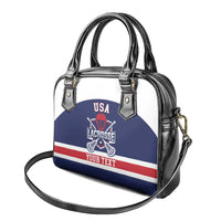 Custom United States Lacrosse Shoulder Handbag Go Champions Blue Version