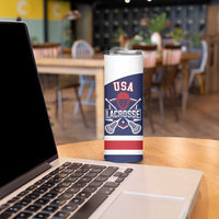 Custom United States Lacrosse Skinny Tumbler Go Champions Blue Version