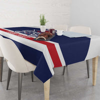 Custom United States Lacrosse Tablecloth Go Champions Blue Version