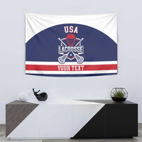 Custom United States Lacrosse Tapestry Go Champions Blue Version