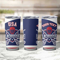 Custom United States Lacrosse Tumbler Cup Go Champions Blue Version