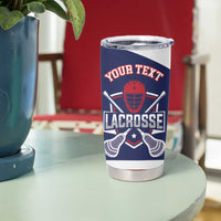 Custom United States Lacrosse Tumbler Cup Go Champions Blue Version