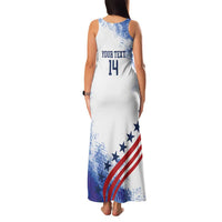 Custom United States Lacrosse Family Matching Tank Maxi Dress and Hawaiian Shirt 2025 Grunge Style