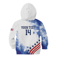 Custom United States Lacrosse Kid Hoodie 2025 Grunge Style