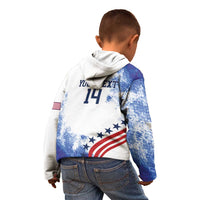 Custom United States Lacrosse Kid Hoodie 2025 Grunge Style