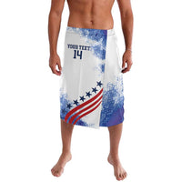 Custom United States Lacrosse Lavalava 2025 Grunge Style