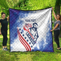 Custom United States Lacrosse Quilt 2025 Grunge Style