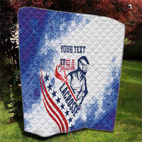 Custom United States Lacrosse Quilt 2025 Grunge Style