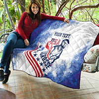 Custom United States Lacrosse Quilt 2025 Grunge Style