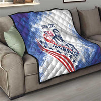 Custom United States Lacrosse Quilt 2025 Grunge Style
