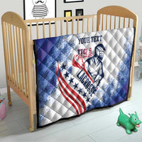 Custom United States Lacrosse Quilt 2025 Grunge Style