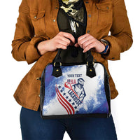 Custom United States Lacrosse Shoulder Handbag 2025 Grunge Style