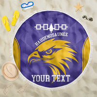 Custom Haudenosaunee Lacrosse Beach Blanket 2025 Go Nationals