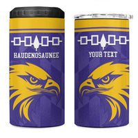 Custom Haudenosaunee Lacrosse 4 in 1 Can Cooler Tumbler 2025 Go Nationals